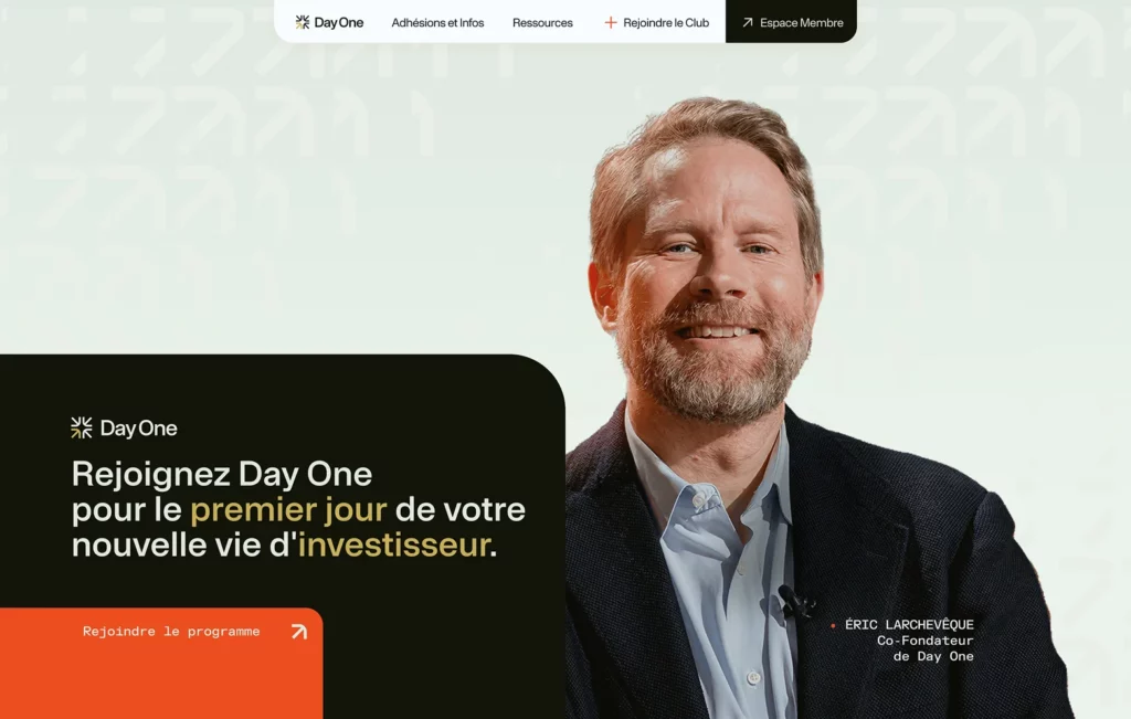 Image du site de Day One Club