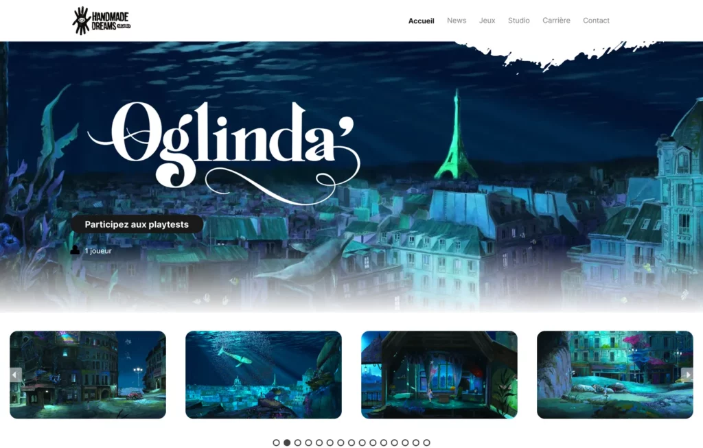 Image du site de Handmade dreams Studio