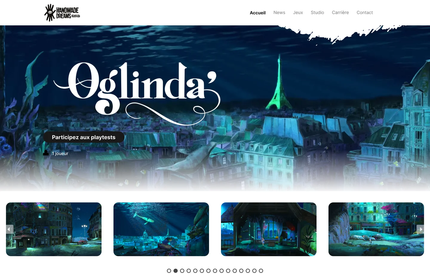 Image du site de Handmade dreams Studio