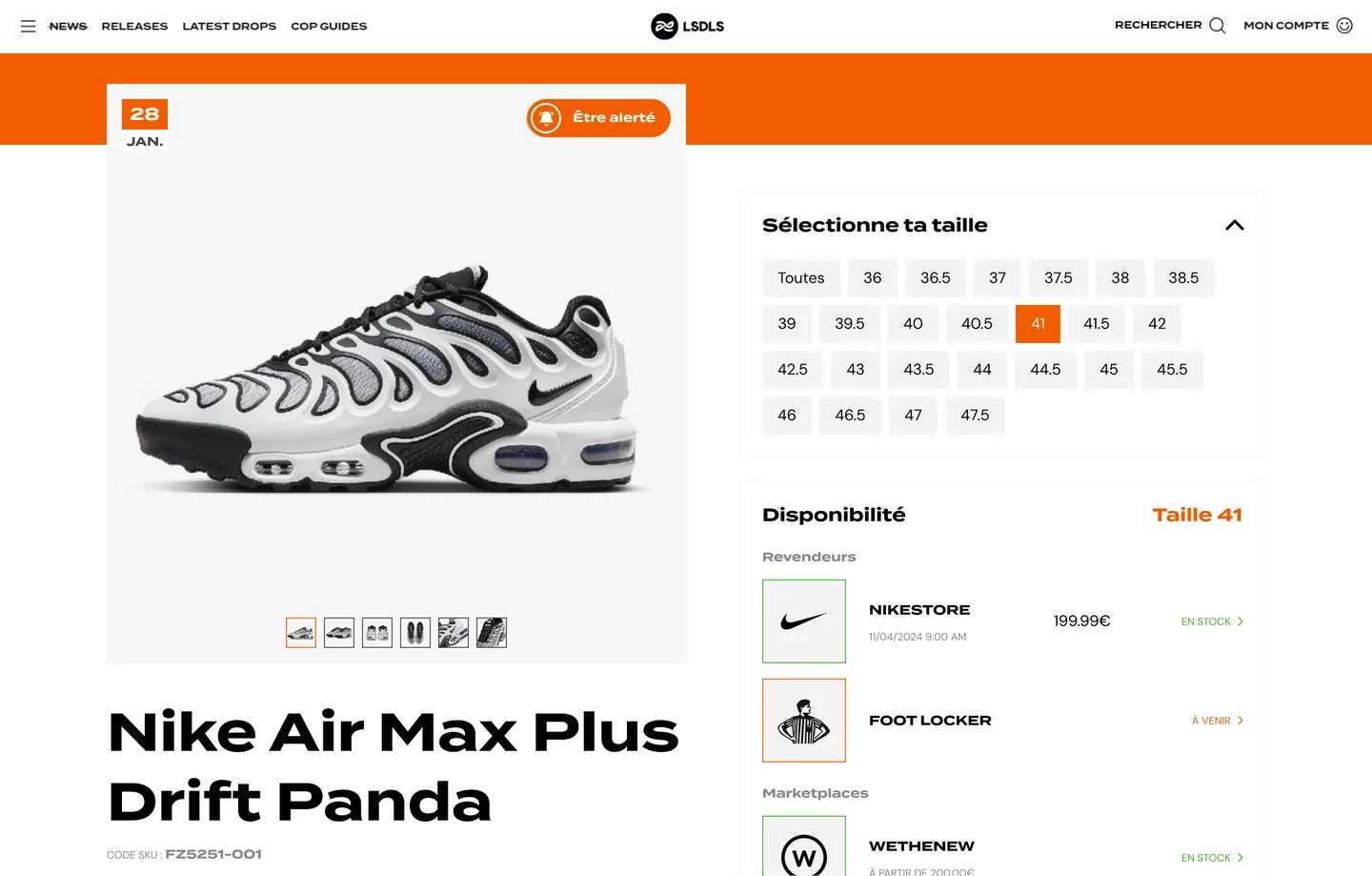 Image du site de Le Site de la Sneakers